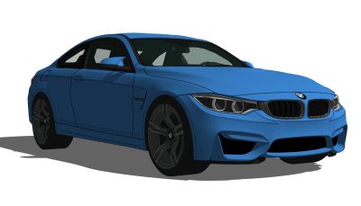 超精细汽车模型 宝马 BMW M4